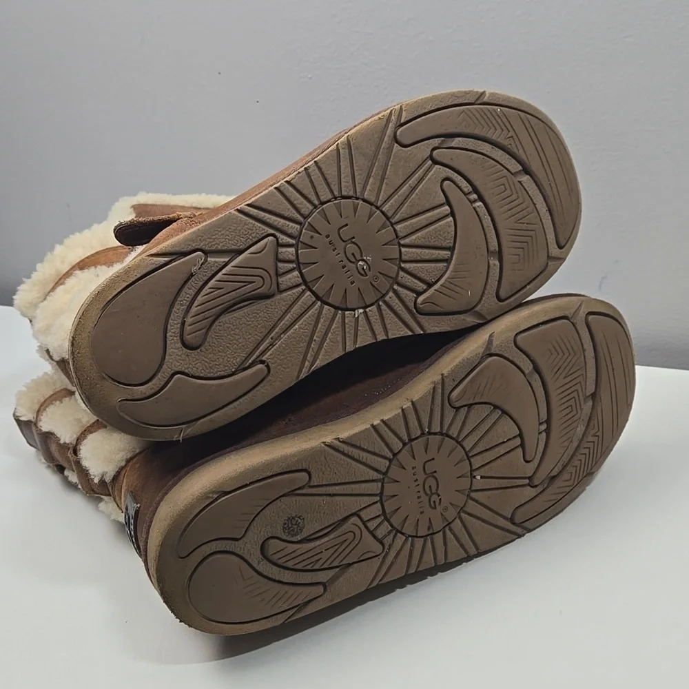 UGG Australia Chestnut Boots with Outer Straps